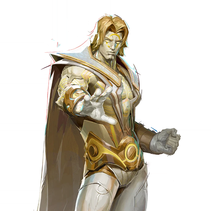 King in White Costume