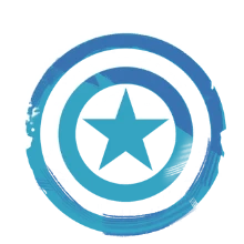 CAPTAIN AMERICA EMBLEM Spray