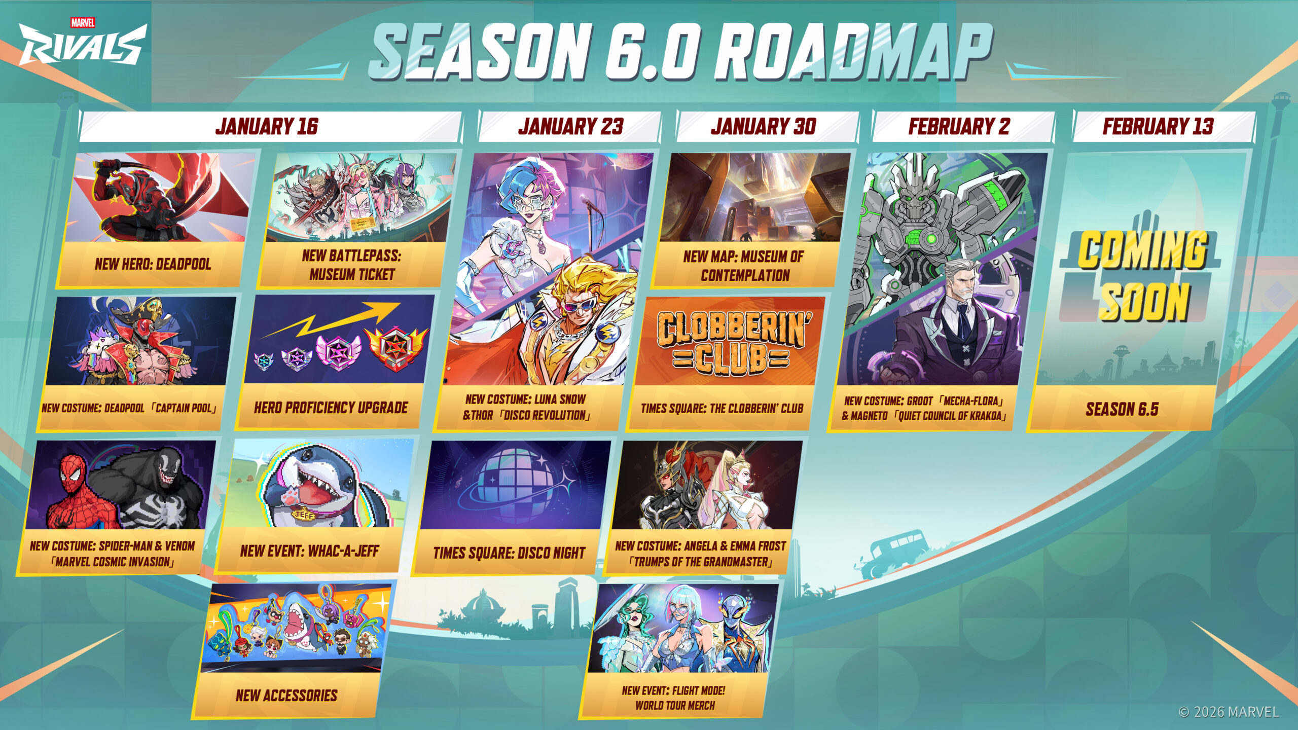 Season 6.0 roadmap