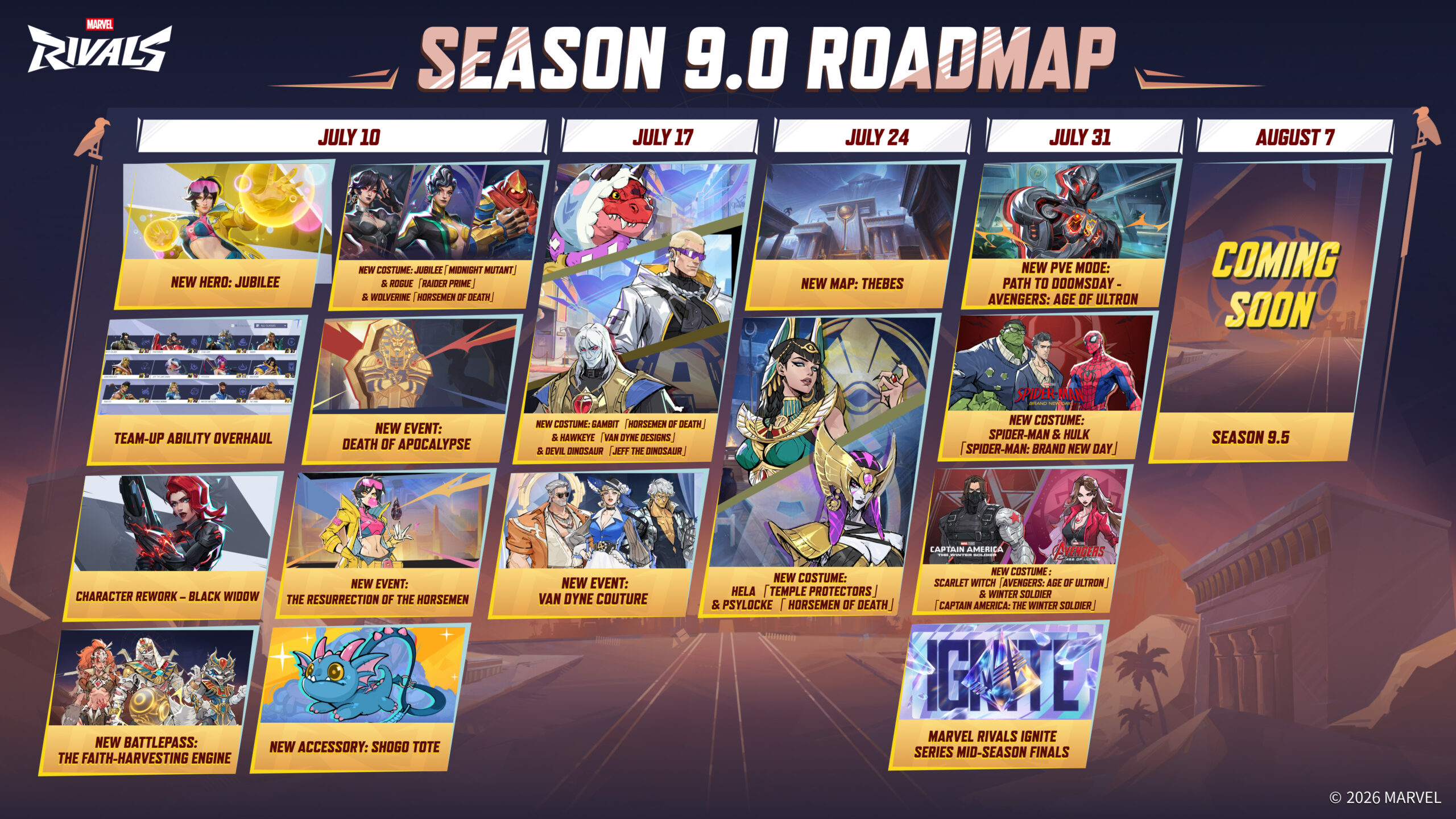 Season 9.0 roadmap