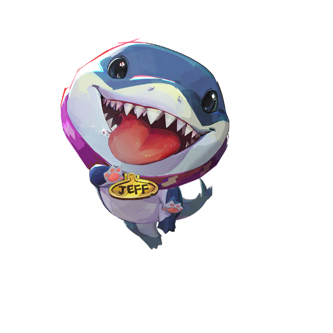 Jeff the Land Shark Big Head