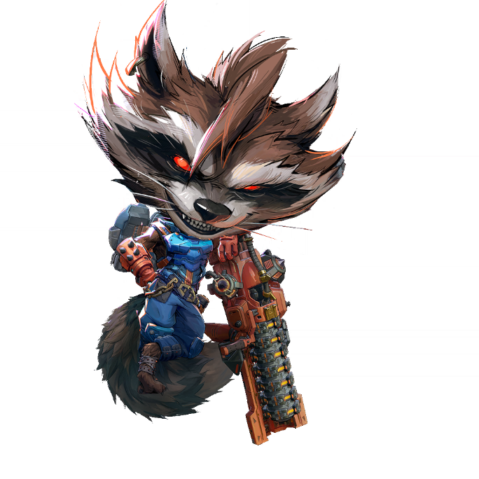 Rocket Raccoon Big Head