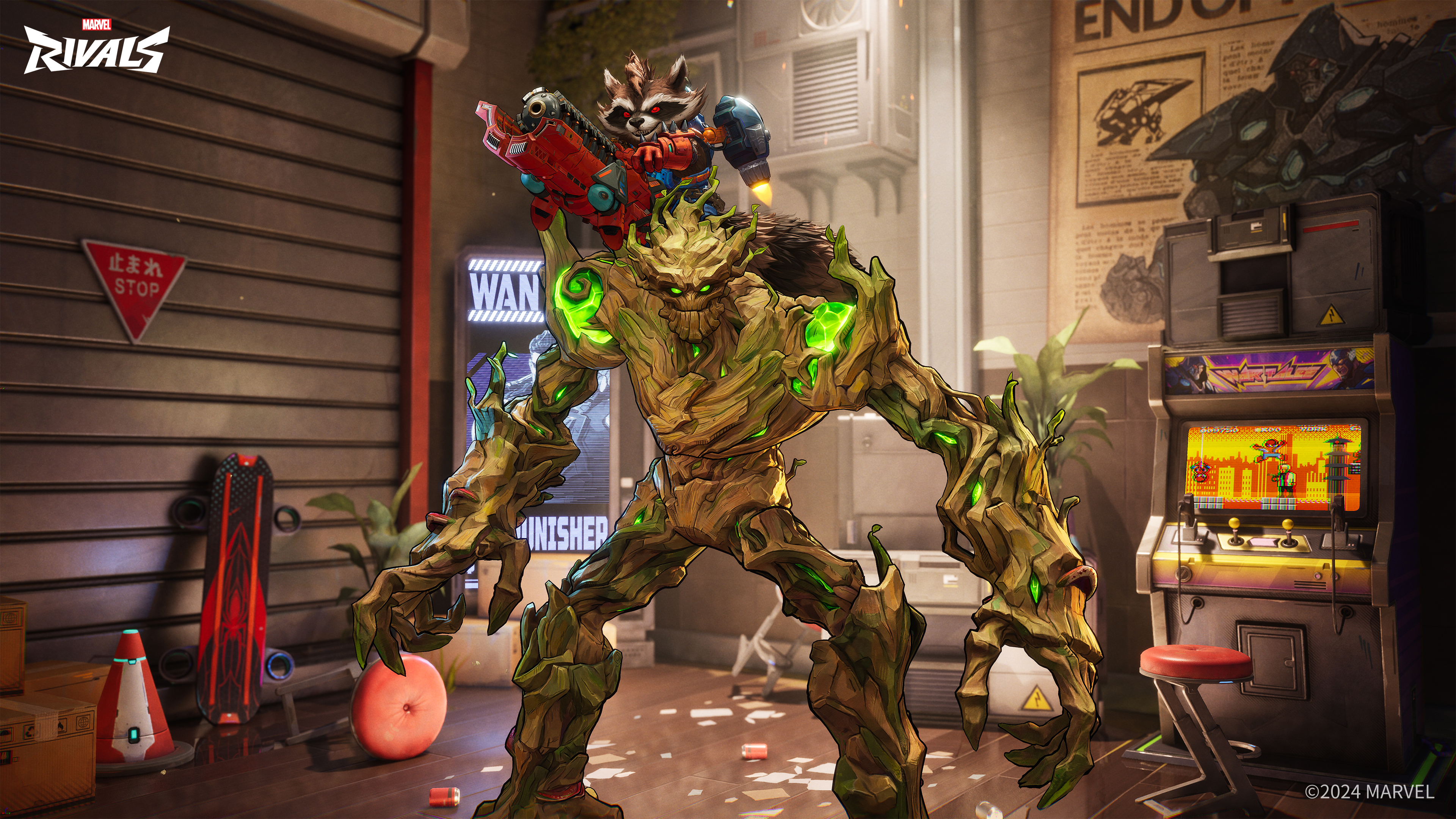 The Team-up Abilities of Groot and Rocket Racoon