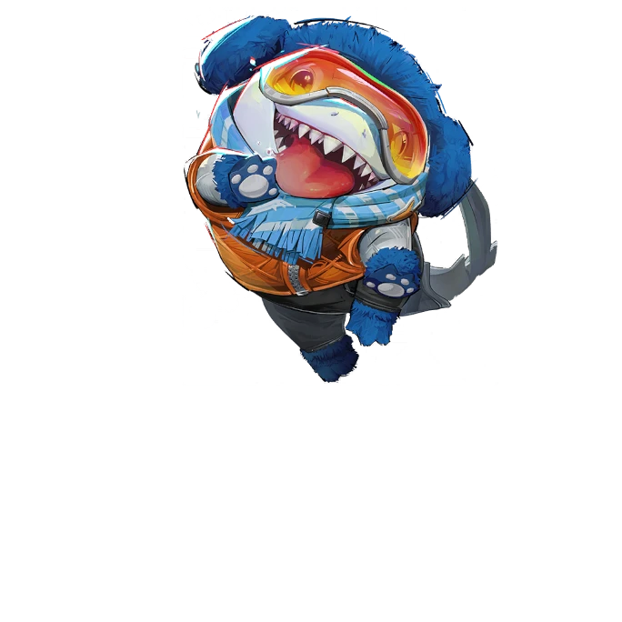 Jeff the Land Shark | BLUE BLIZZARD Costume - Marvel Rivals Skins