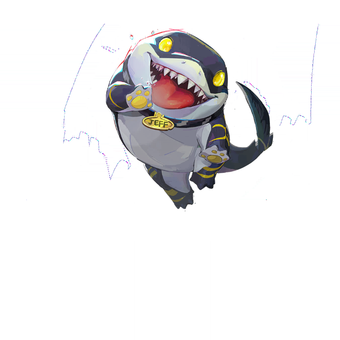 Razor-Tooth skin for Jeff the Land Shark in Marvel Rivals
