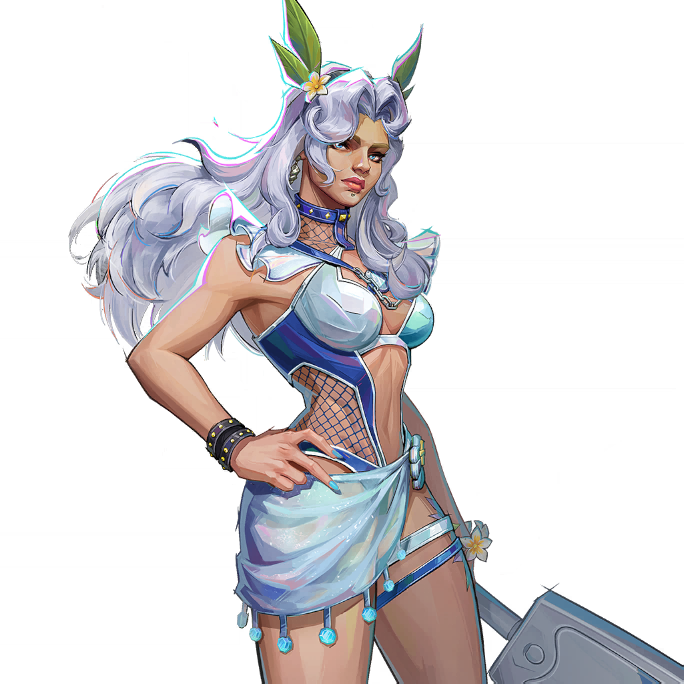 Blue Breaker skin for Magik in Marvel Rivals