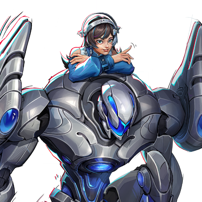 LIQUID Shell skin for Peni Parker in Marvel Rivals