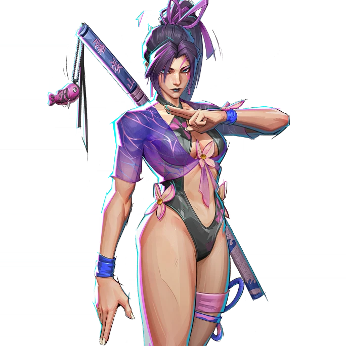 Violet Veil Costume