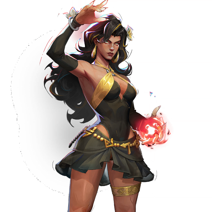 Pitch Petal skin for Scarlet Witch in Marvel Rivals