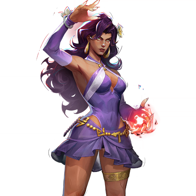 Purple Petal skin for Scarlet Witch in Marvel Rivals