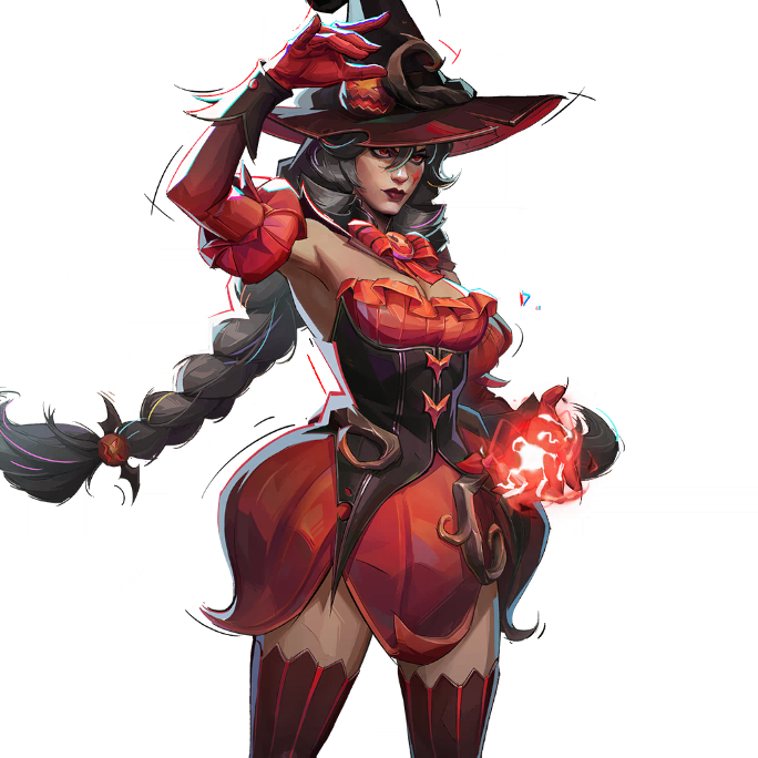 Scarlet Spinner skin for Scarlet Witch in Marvel Rivals