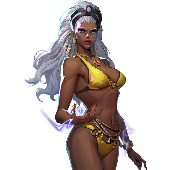 Sacred Skies skin for Storm in Marvel Rivals