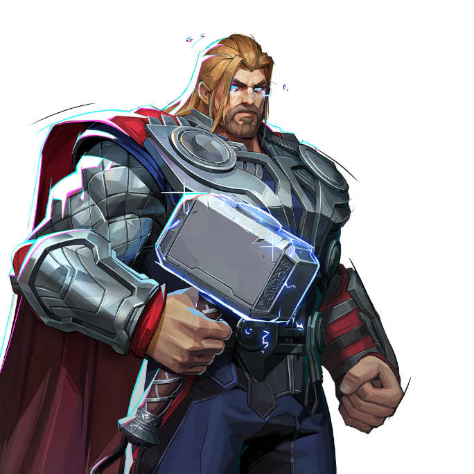 The Avengers skin for Thor in Marvel Rivals