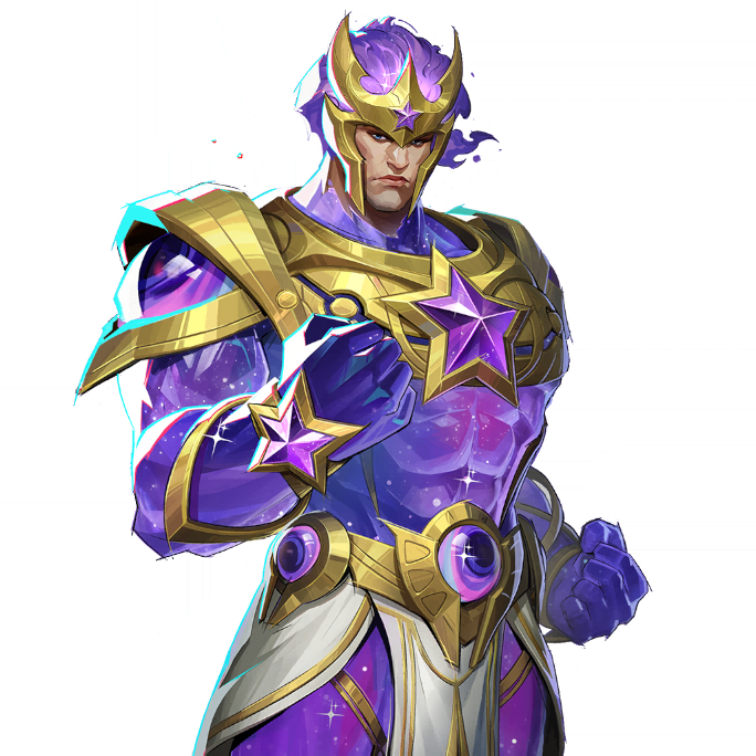 Astral Aegis skin for Captain America in Marvel Rivals