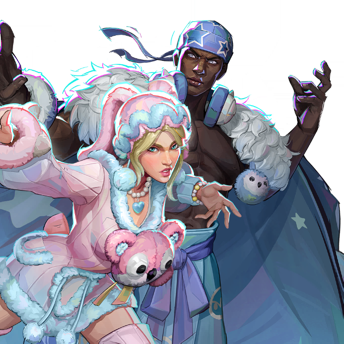 Pastel Peace skin for Cloak & Dagger in Marvel Rivals