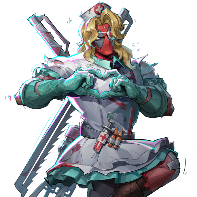 Nurse-Pool skin for Deadpool in Marvel Rivals