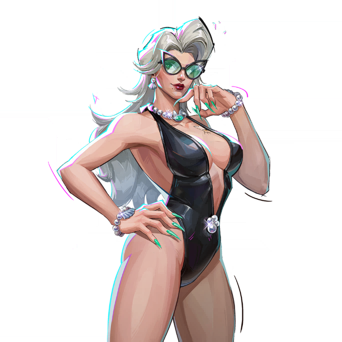 Coastal Cat skin for Black Cat in Marvel Rivals