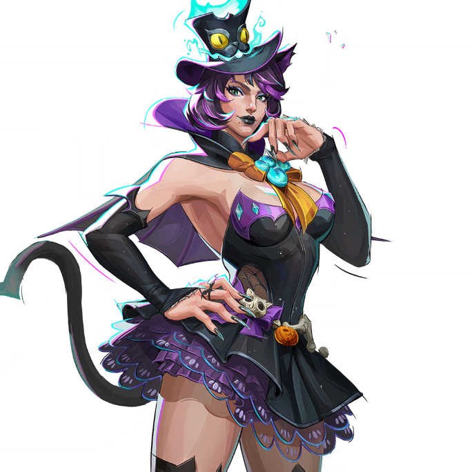 Fatal Weaver skin for Black Cat in Marvel Rivals