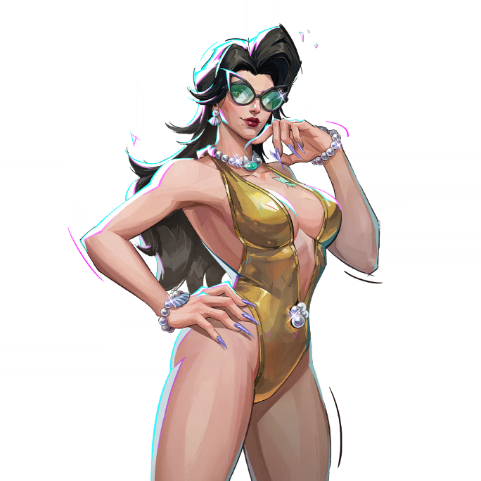 Golden Claws skin for Black Cat in Marvel Rivals
