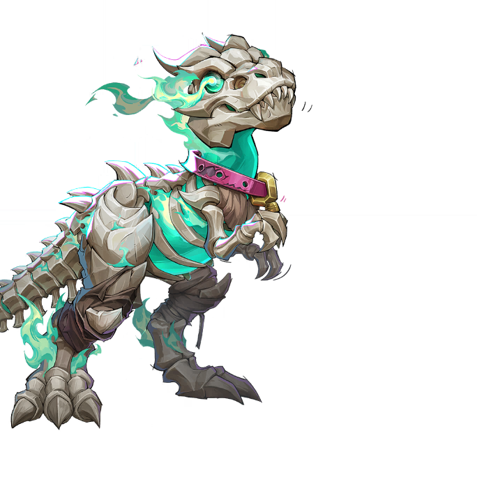 Skele-Saurus skin for Devil Dinosaur in Marvel Rivals