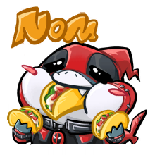 Chimi-Chomper Emoji in Marvel Rivals