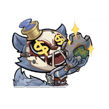 Rich Raccoon Emoji in Marvel Rivals