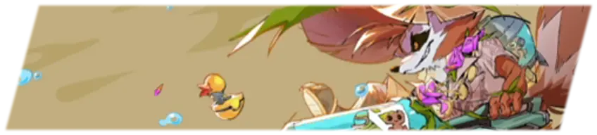 Sunshine Raccoon Animated Nameplate