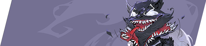 Symbiote Raccoon Full HD Nameplate