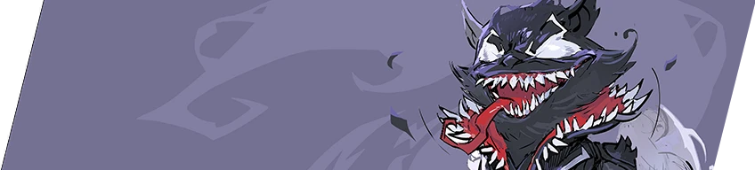 Symbiote Raccoon Nameplate