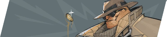 Trench Coat Nameplate
