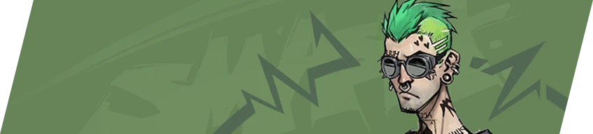 Punk Rage Nameplate