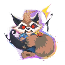 Symbiote Raccoon Spray