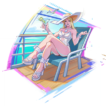 WHITE WAVE QUEEN