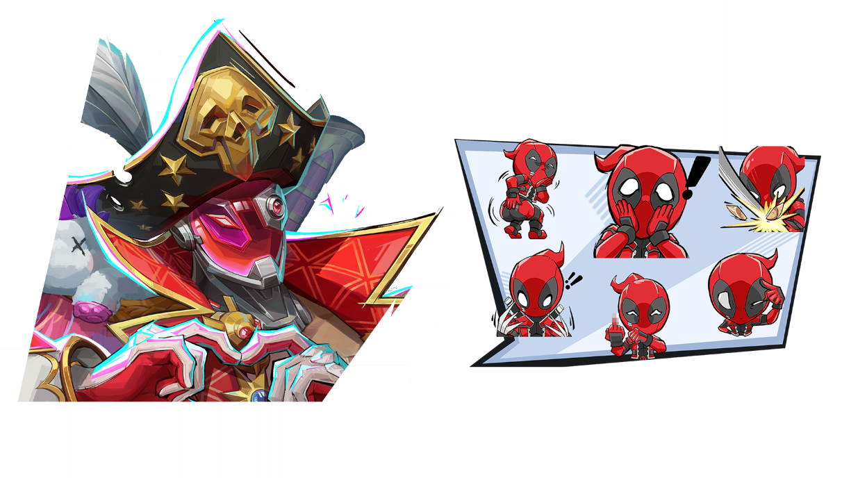 CAPTAIN POOL & EMOJI COMBO BUNDLE