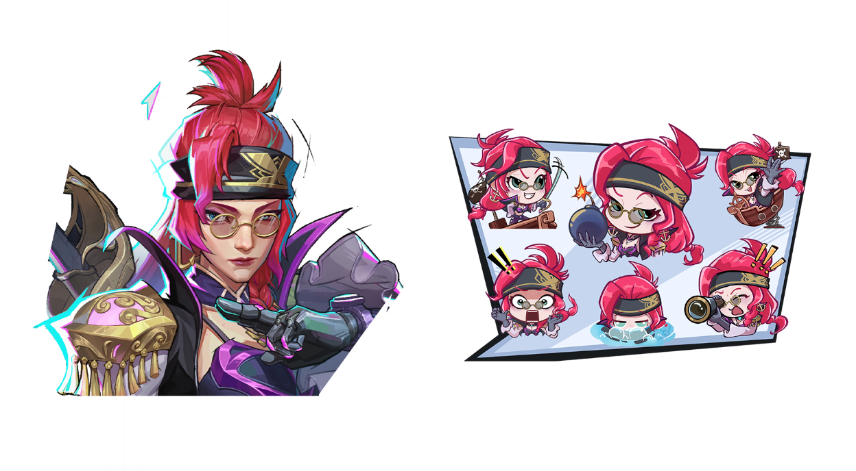 ONCE-CAPTIVE CORSAIR & EMOJI COMBO BUNDLE