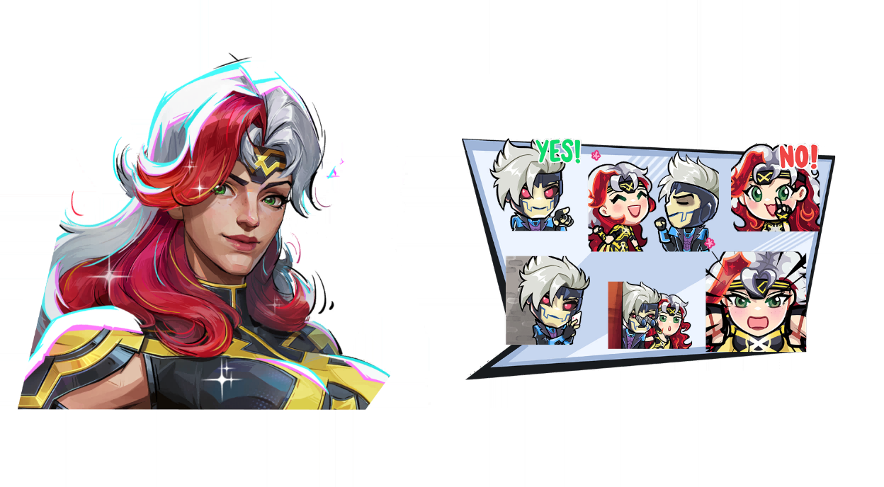 ROGUE X-MEN '97 SEASON 2 & EMOJI COMBO BUNDLE