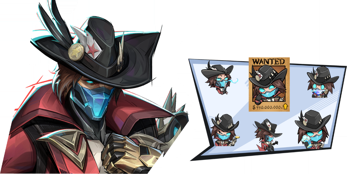 STARLIT GUNSLINGER & EMOJI COMBO BUNDLE