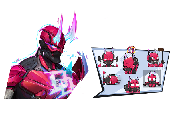 Devil 2099 Costume & Emoji Combo Bundle